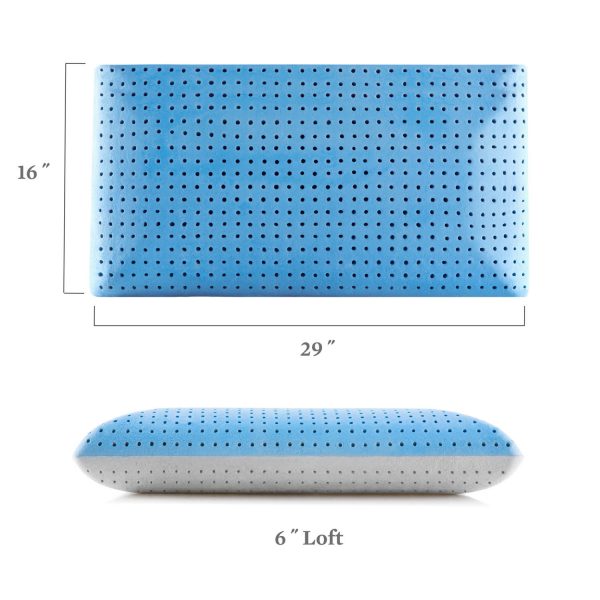 CarbonCool Pillow - Dimensions and Loft