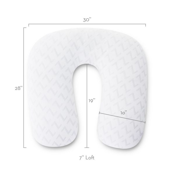 Malouf Horseshoe Pregnancy Pillow measurements