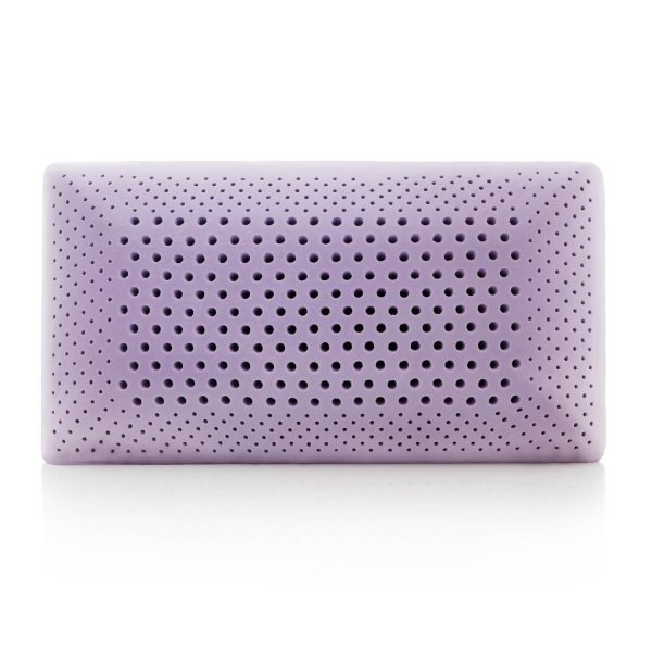 Malouf Zoned Dough® Lavender Pillow top view