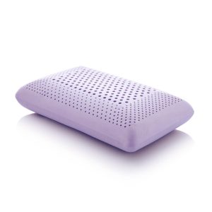 Malouf Zoned Dough® Lavender Pillow side view