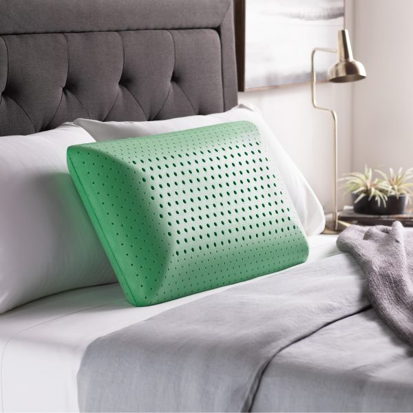 Malouf Zoned ActiveDough® Pillow on bed