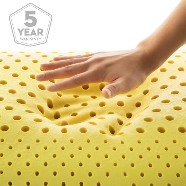Zoned ActiveDough® Pillow + Chamomile - 5 year warranty - hand imprint in memory foam