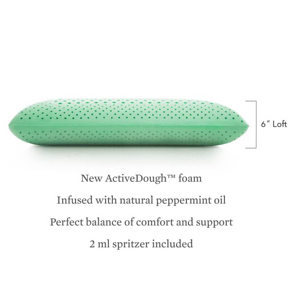 New Activedough foam infused with natural peppermint oil - perfect balance of comfort and support