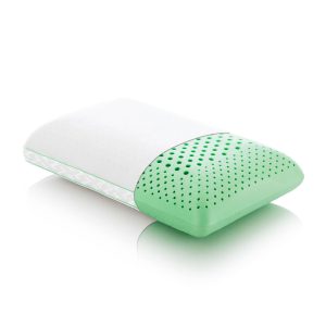 Malouf Zoned ActiveDough® Pillow + Peppermint - cutaway