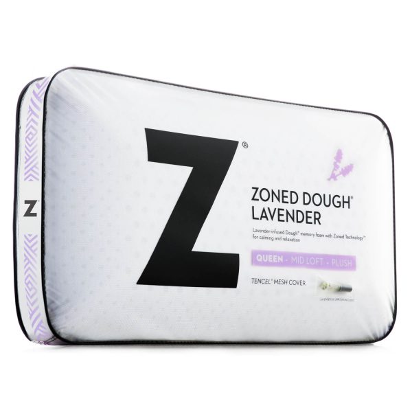 Malouf Zoned Dough® Lavender Pillow packaging