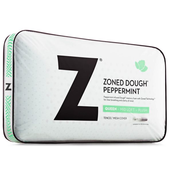 Malouf Zoned Dough® Peppermint Pillow packaging