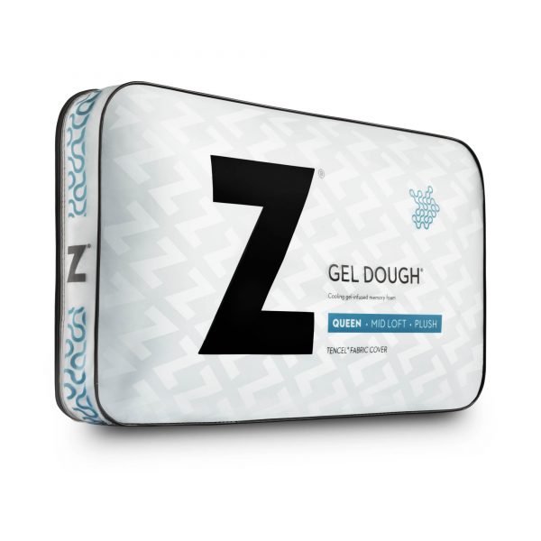 Malouf Gel Dough® Memory Foam Pillow packaging