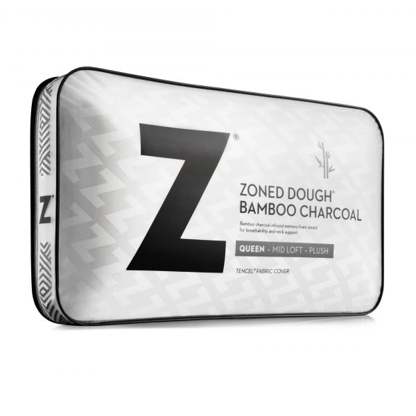 Malouf Zoned Dough® + Bamboo Charcoal Pillow packaing