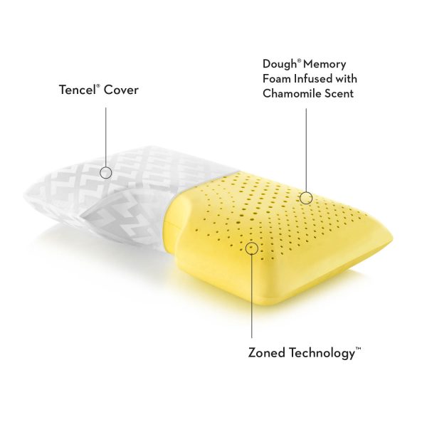 Tencel cover - Dough Memory Foam infused with Chamomile scent - Zoned Technology