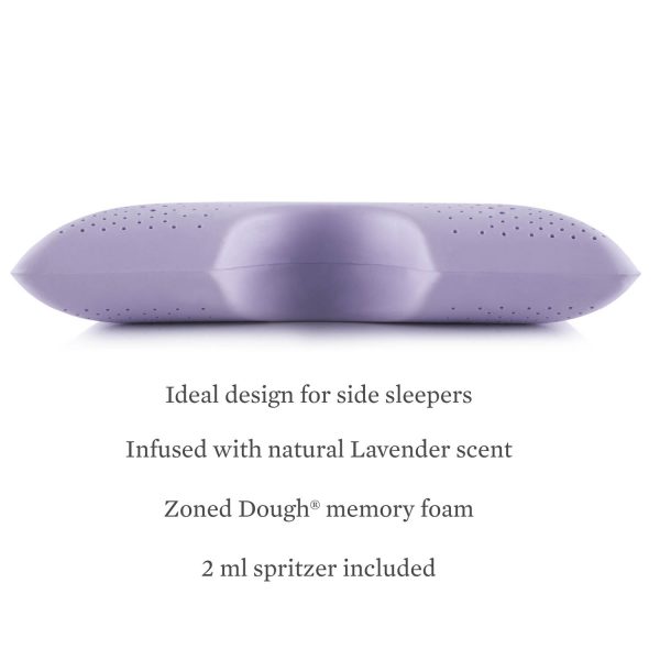 side view of pillow - ideal design for side sleepers