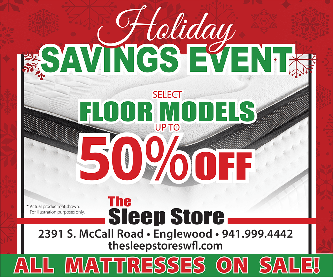 Holiday Savings Event - Up to 50% Off Select Floor Models - All Mattresses on Sale
