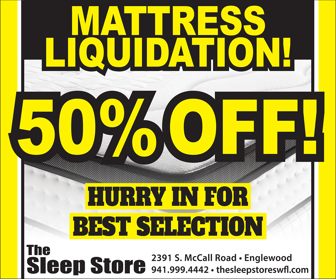 Mattress Liquidation - 50% Off - hurry in for best selection - The Sleep Store Englewood, FL